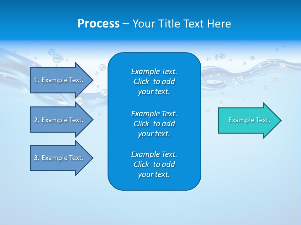 Wave Splash Curve PowerPoint Template