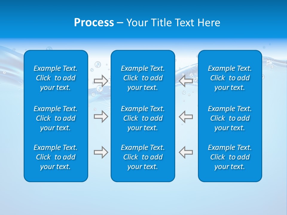Wave Splash Curve PowerPoint Template