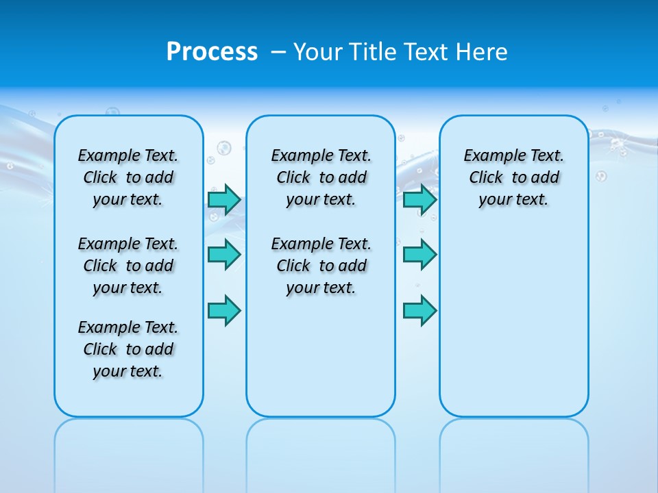 Wave Splash Curve PowerPoint Template