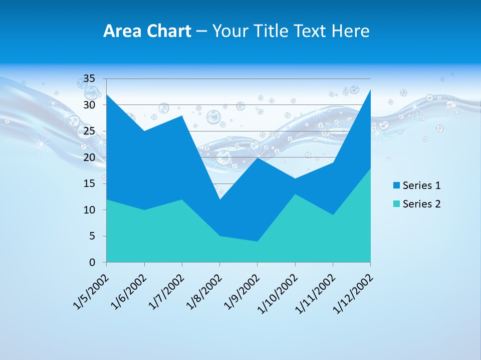 Wave Splash Curve PowerPoint Template