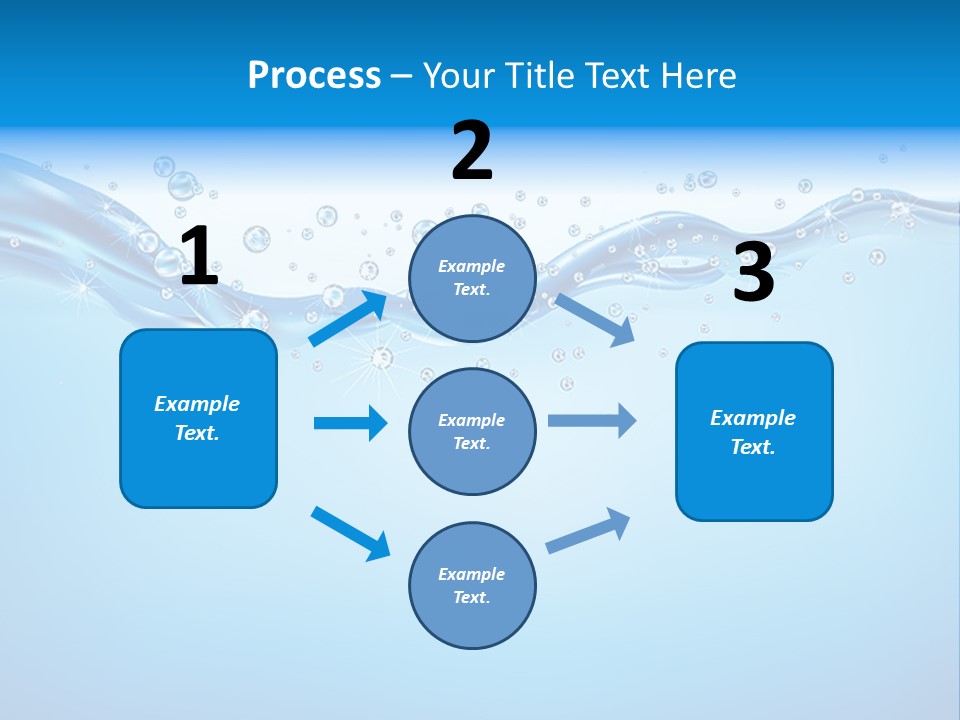 Wave Splash Curve PowerPoint Template