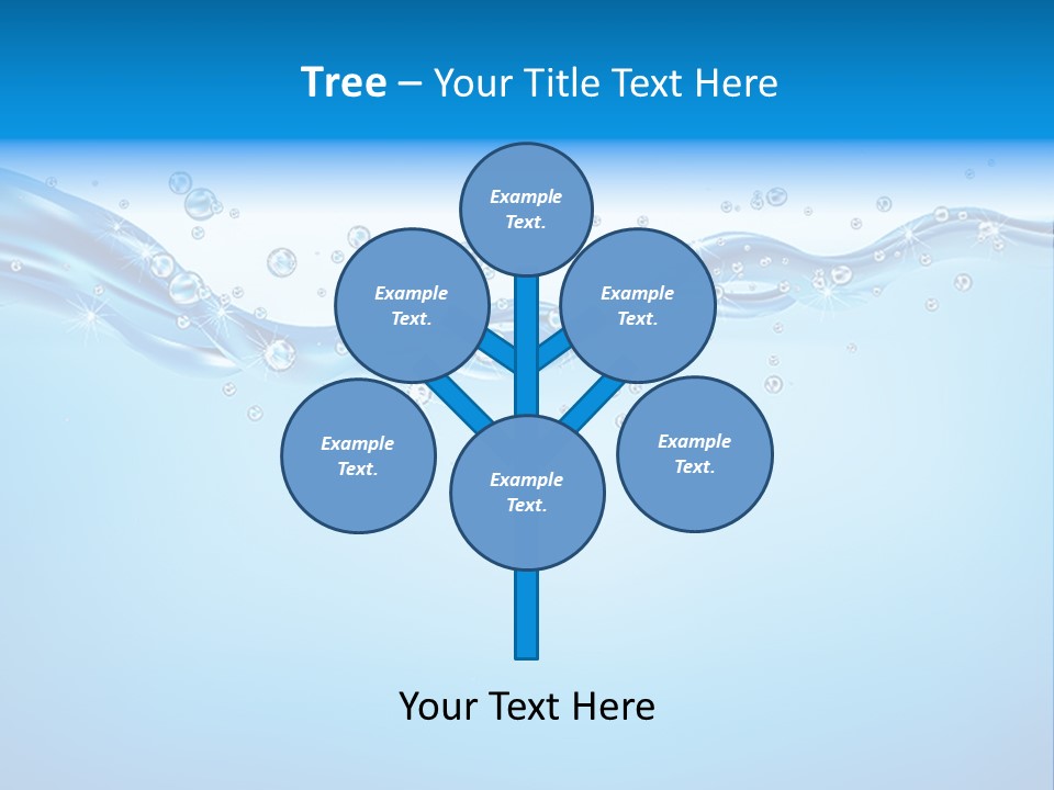 Wave Splash Curve PowerPoint Template