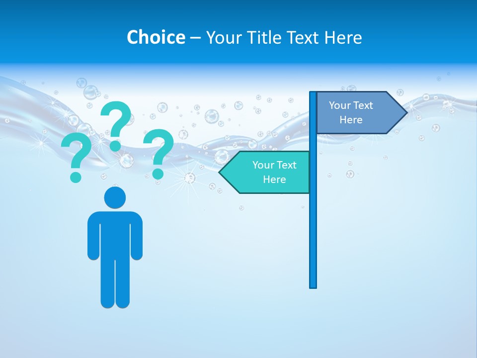 Wave Splash Curve PowerPoint Template