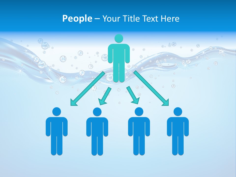 Wave Splash Curve PowerPoint Template