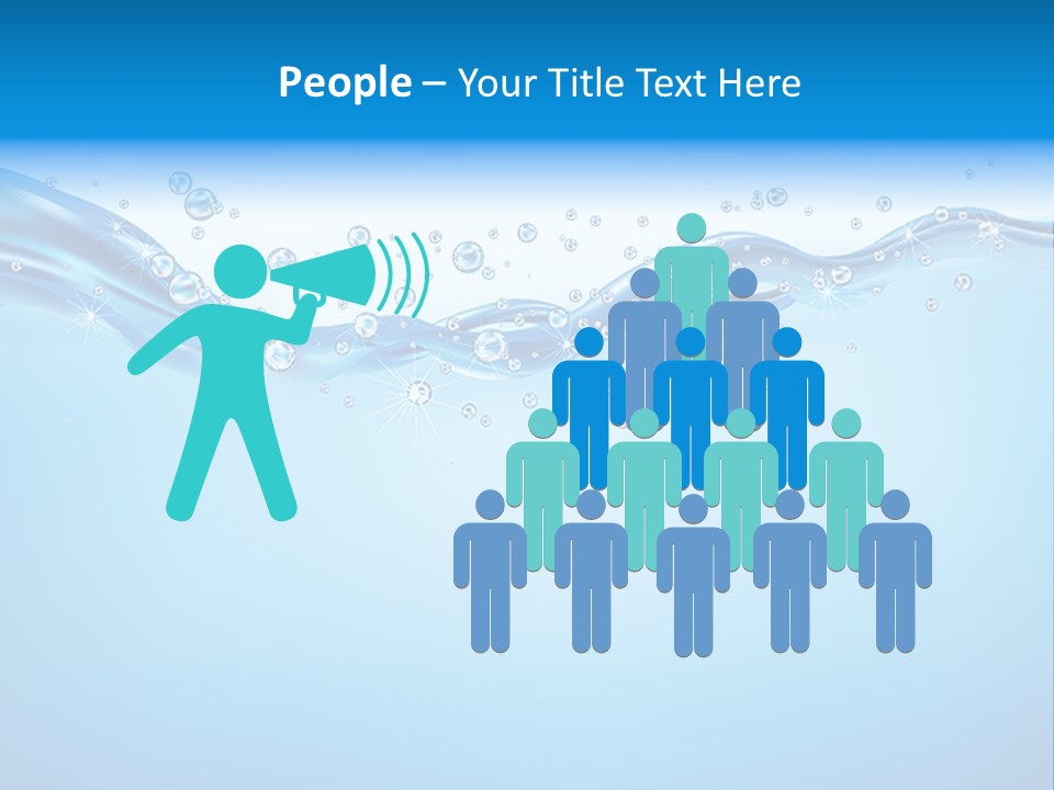 Wave Splash Curve PowerPoint Template