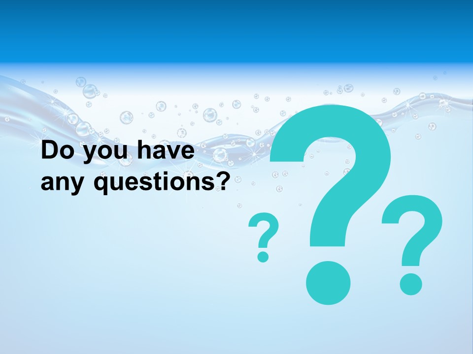 Wave Splash Curve PowerPoint Template