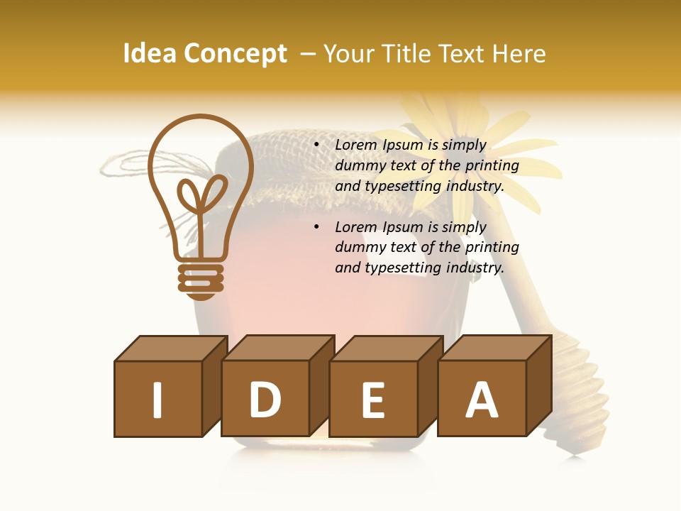 Delicious Organic Wheat PowerPoint Template