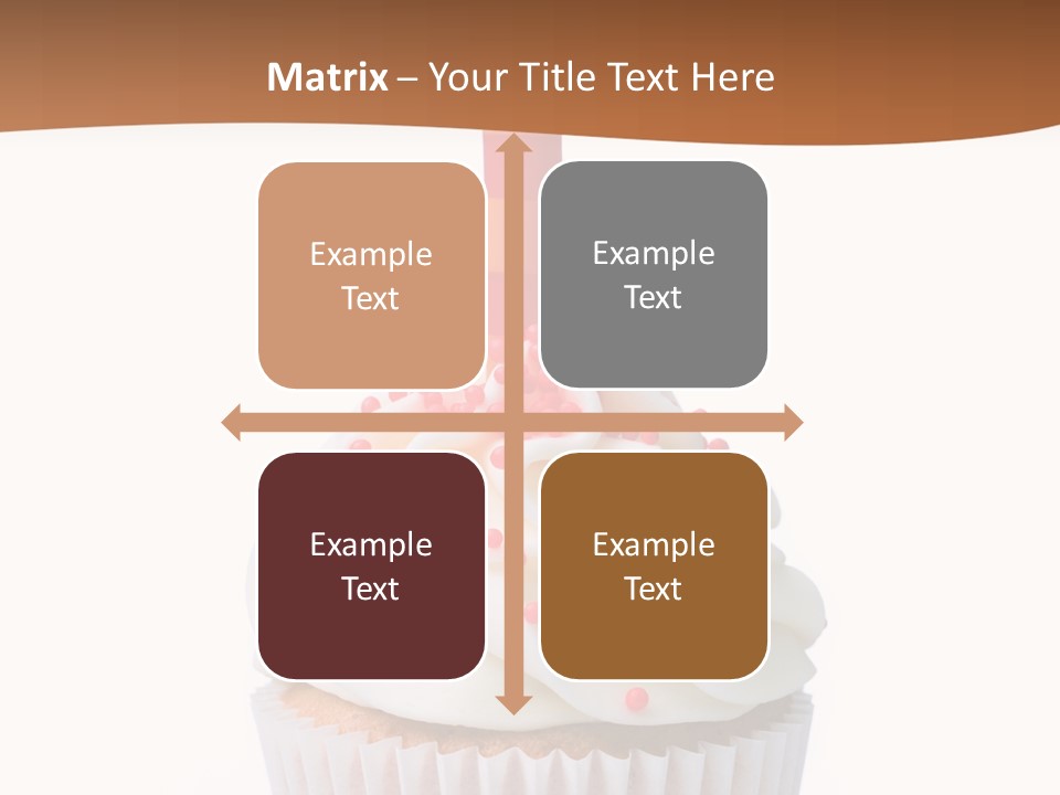 Eating Vertical Swirl PowerPoint Template