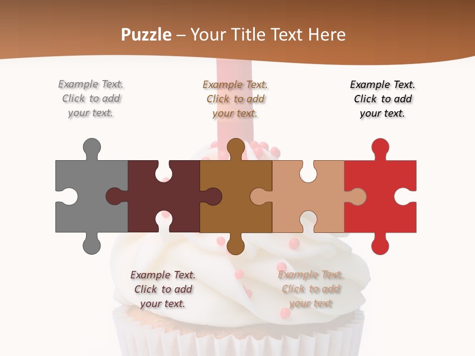 Eating Vertical Swirl PowerPoint Template