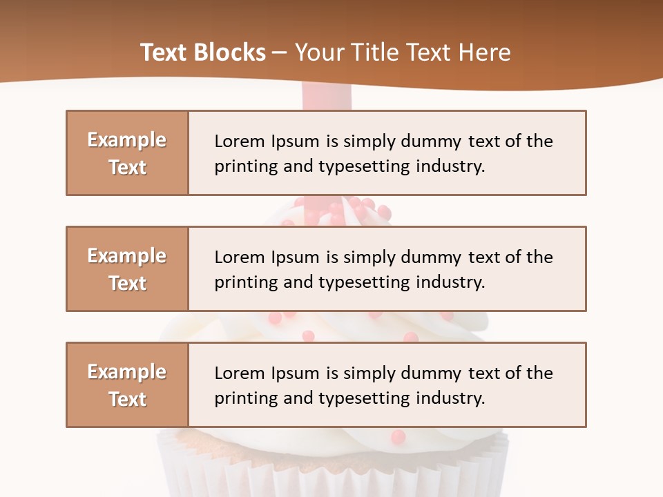 Eating Vertical Swirl PowerPoint Template