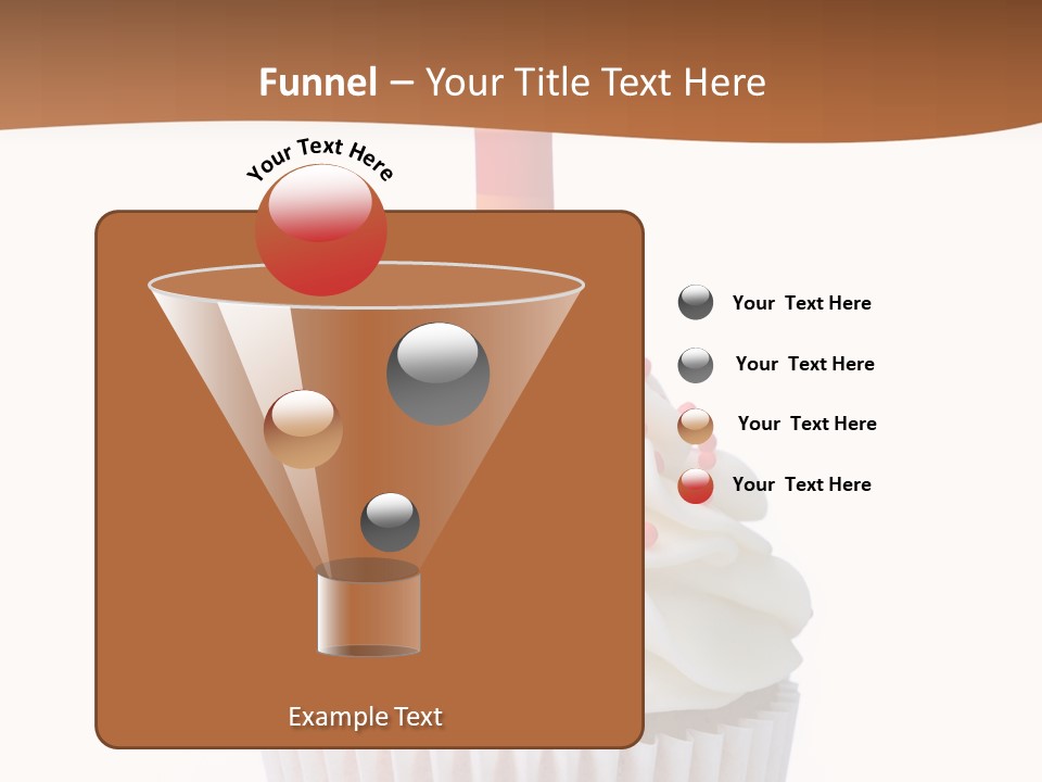 Eating Vertical Swirl PowerPoint Template