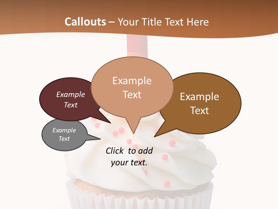 Eating Vertical Swirl PowerPoint Template