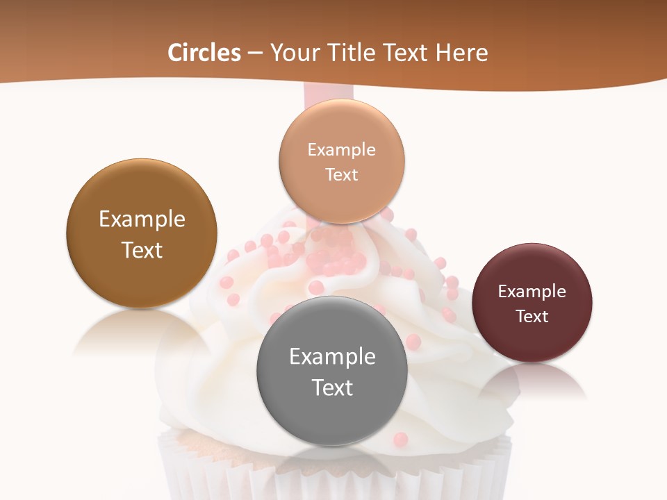 Eating Vertical Swirl PowerPoint Template