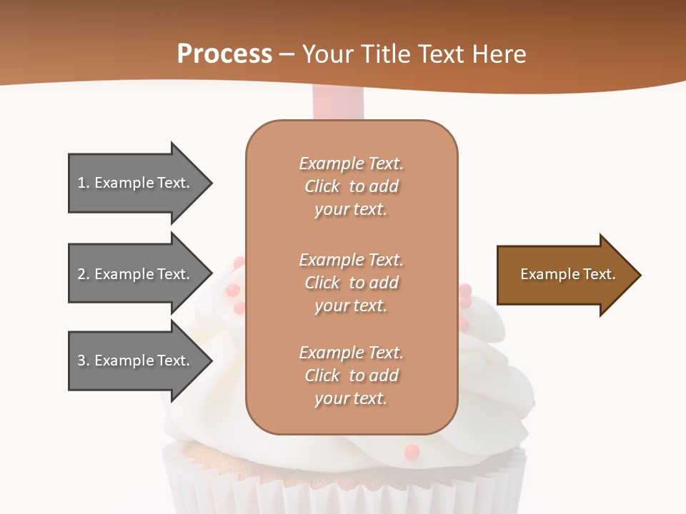 Eating Vertical Swirl PowerPoint Template