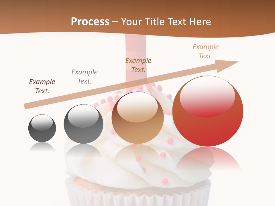 Eating Vertical Swirl PowerPoint Template