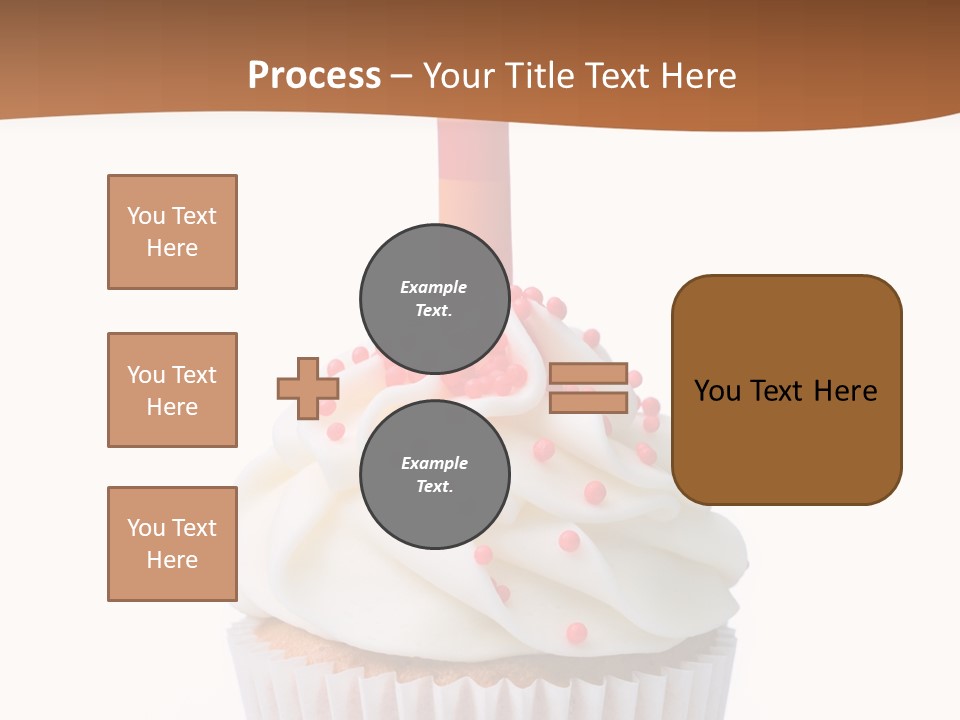 Eating Vertical Swirl PowerPoint Template