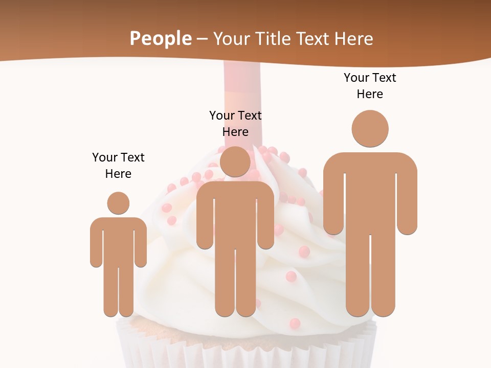 Eating Vertical Swirl PowerPoint Template