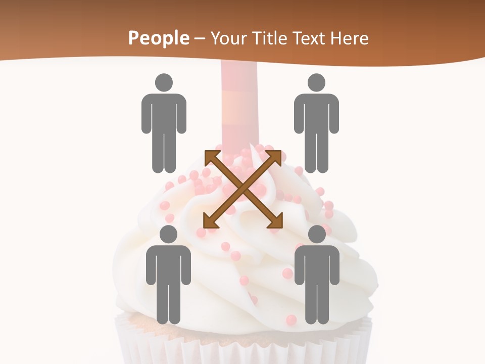 Eating Vertical Swirl PowerPoint Template