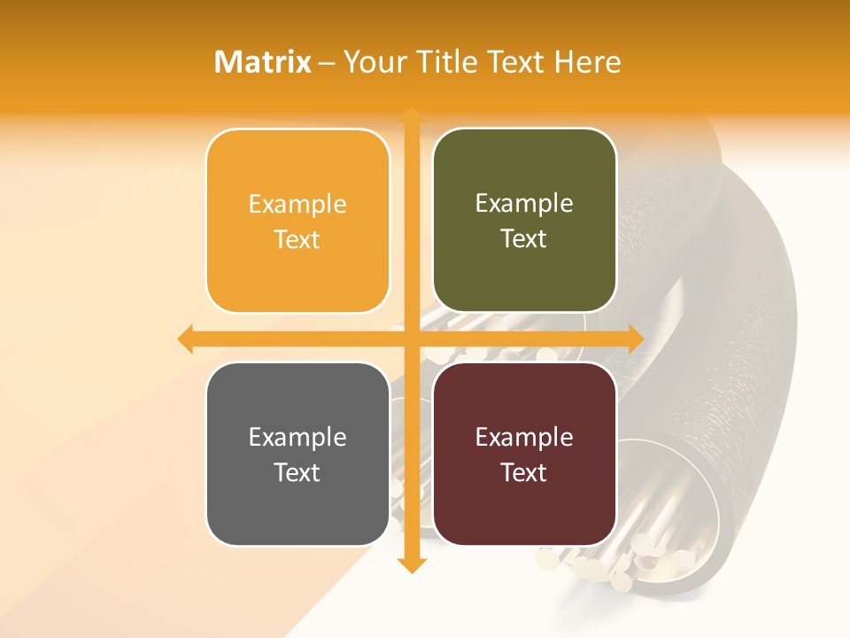 Background Connection Cables PowerPoint Template