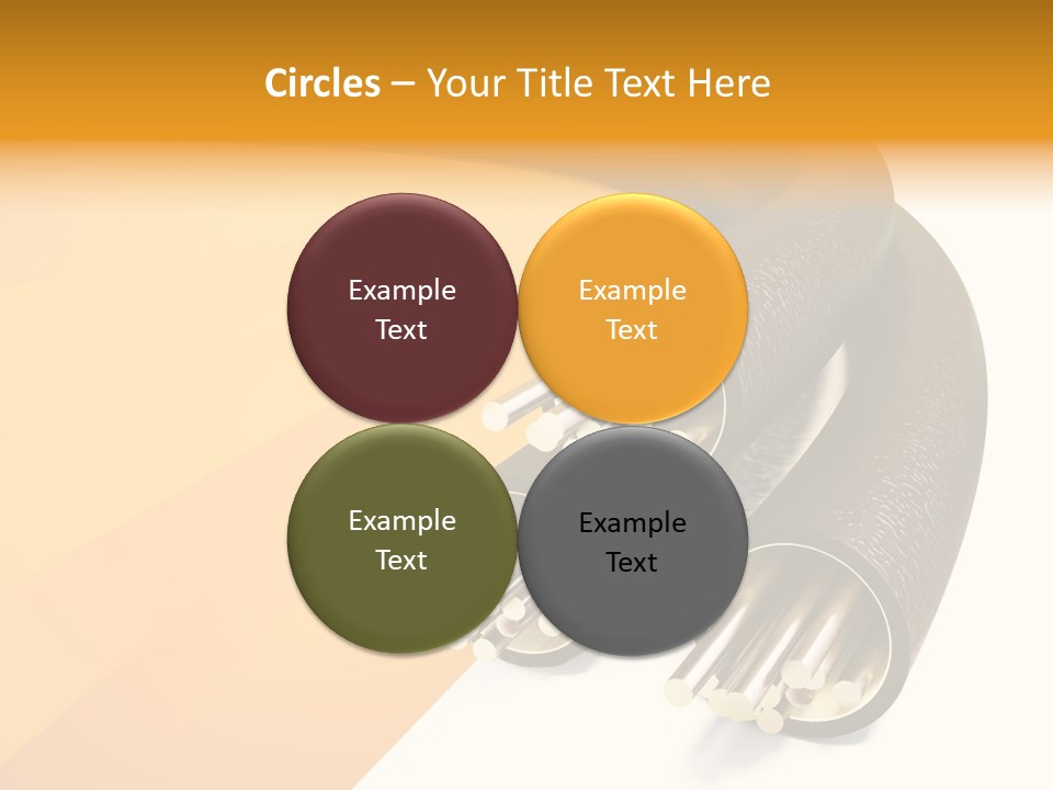 Background Connection Cables PowerPoint Template