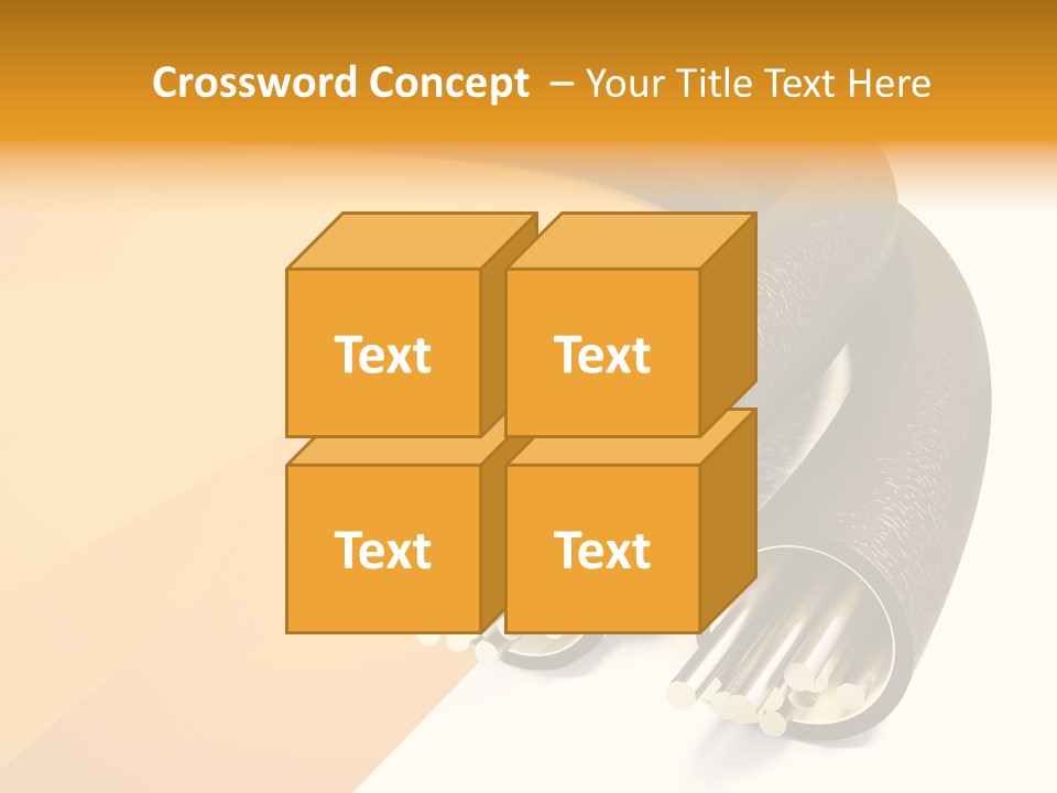 Background Connection Cables PowerPoint Template