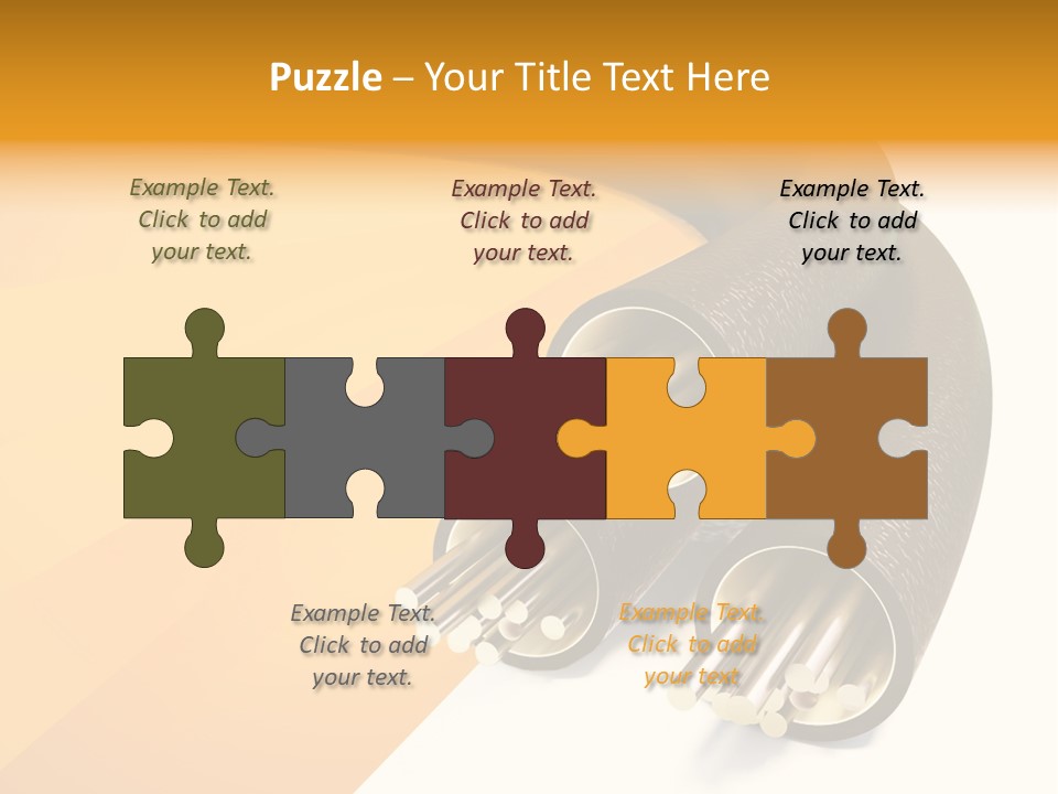 Background Connection Cables PowerPoint Template