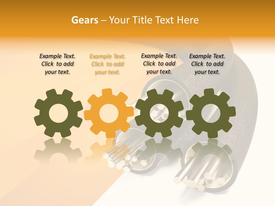 Background Connection Cables PowerPoint Template