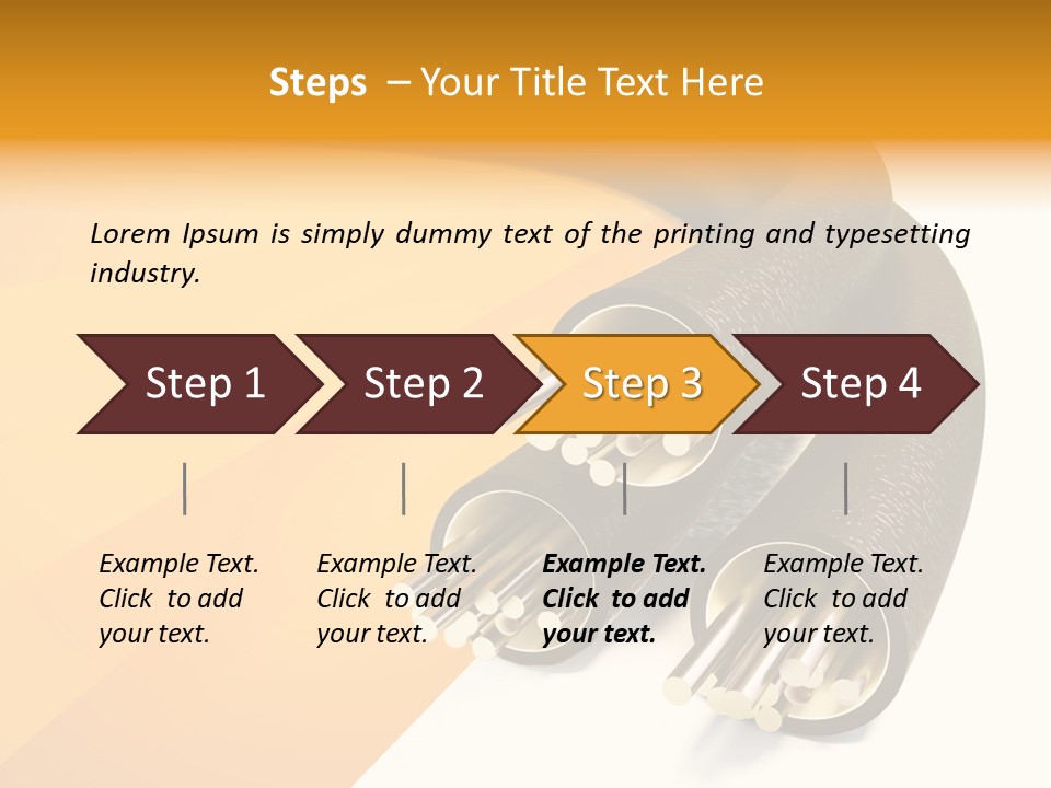 Background Connection Cables PowerPoint Template