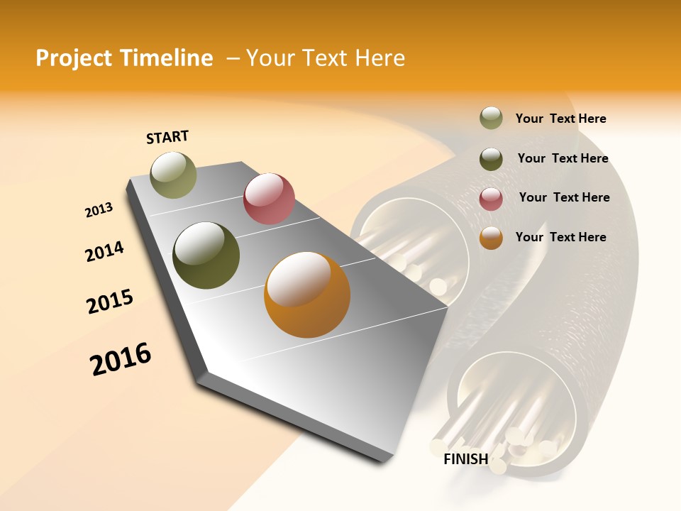 Background Connection Cables PowerPoint Template