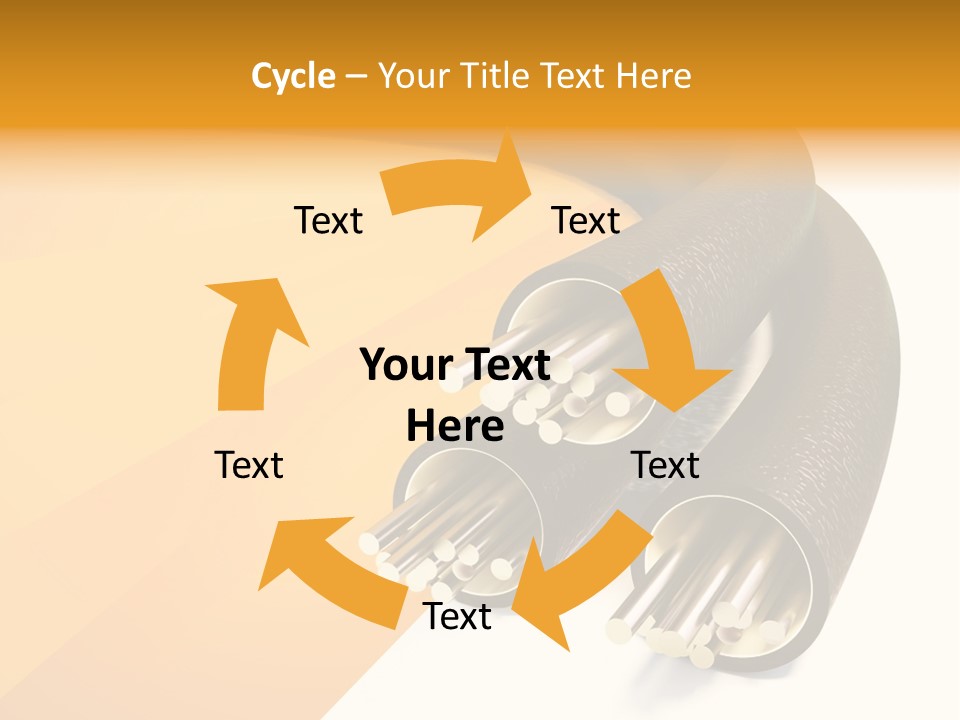 Background Connection Cables PowerPoint Template