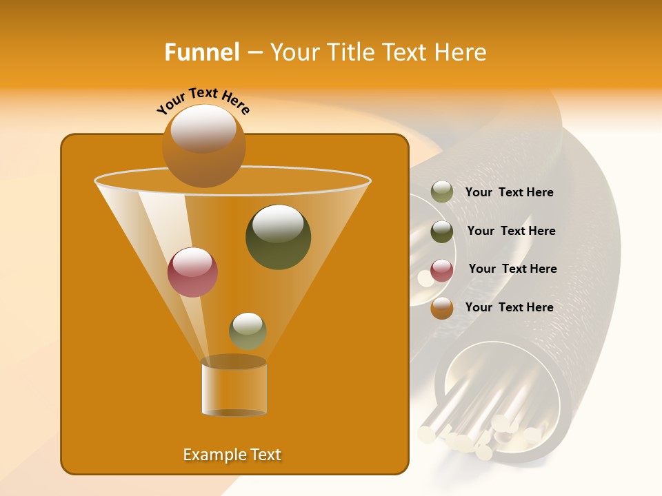 Background Connection Cables PowerPoint Template