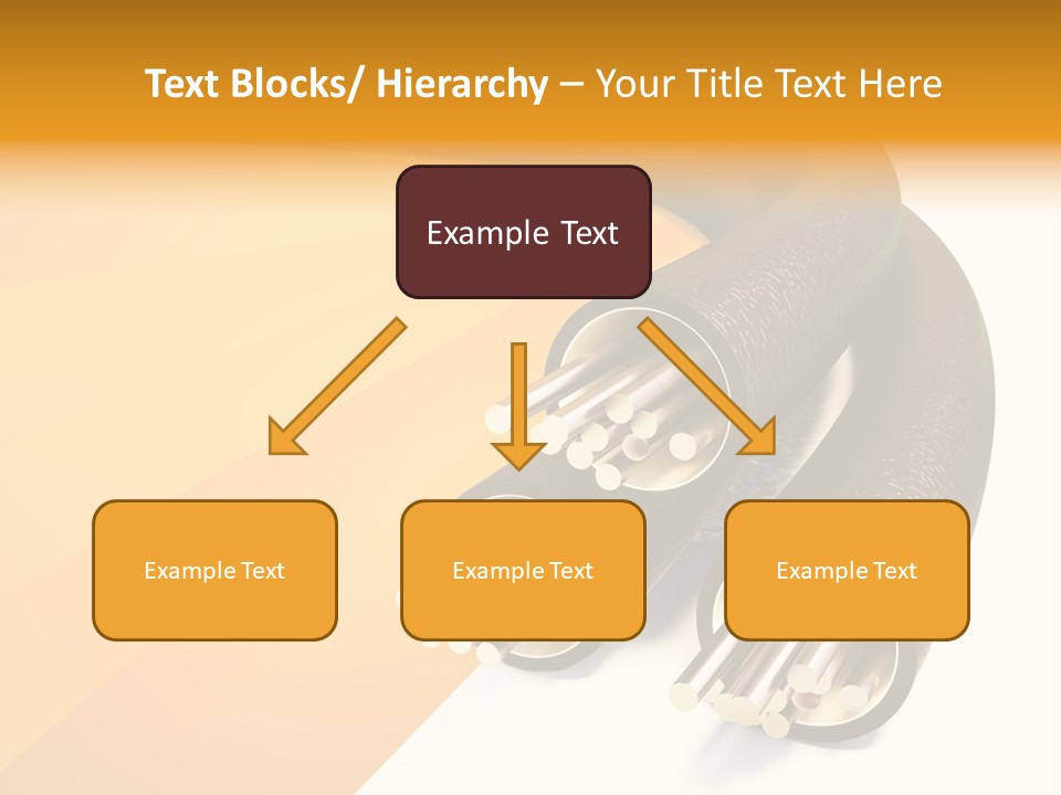 Background Connection Cables PowerPoint Template