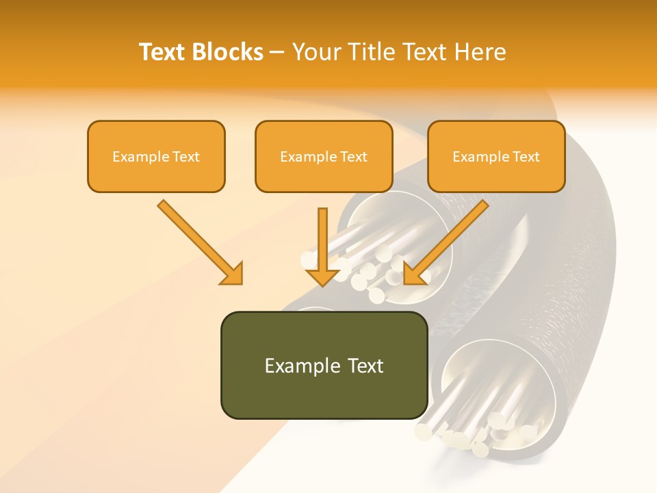 Background Connection Cables PowerPoint Template