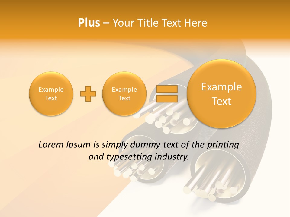 Background Connection Cables PowerPoint Template