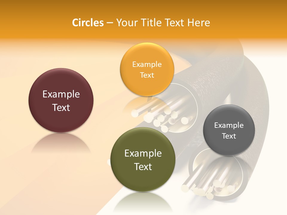 Background Connection Cables PowerPoint Template