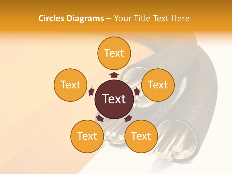 Background Connection Cables PowerPoint Template
