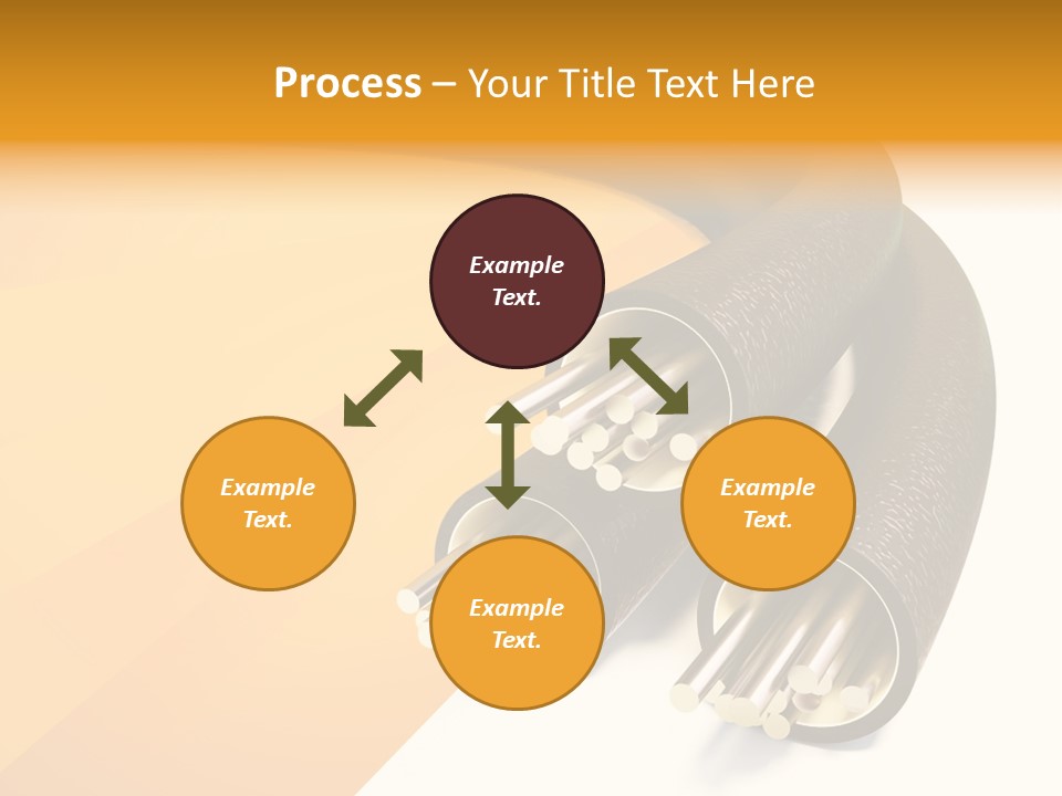 Background Connection Cables PowerPoint Template