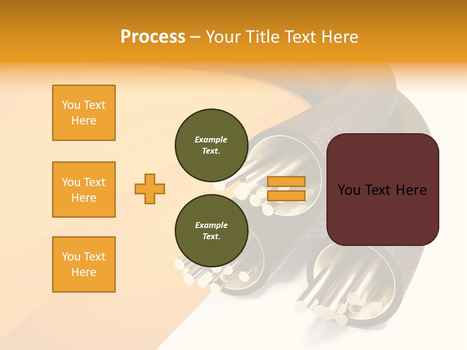 Background Connection Cables PowerPoint Template