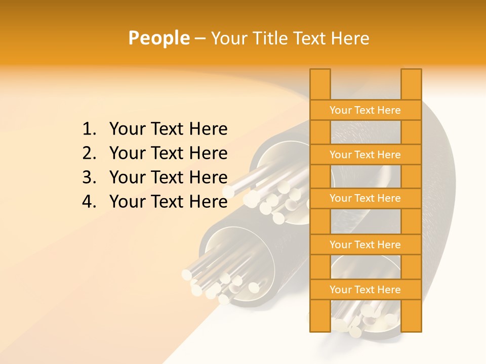 Background Connection Cables PowerPoint Template
