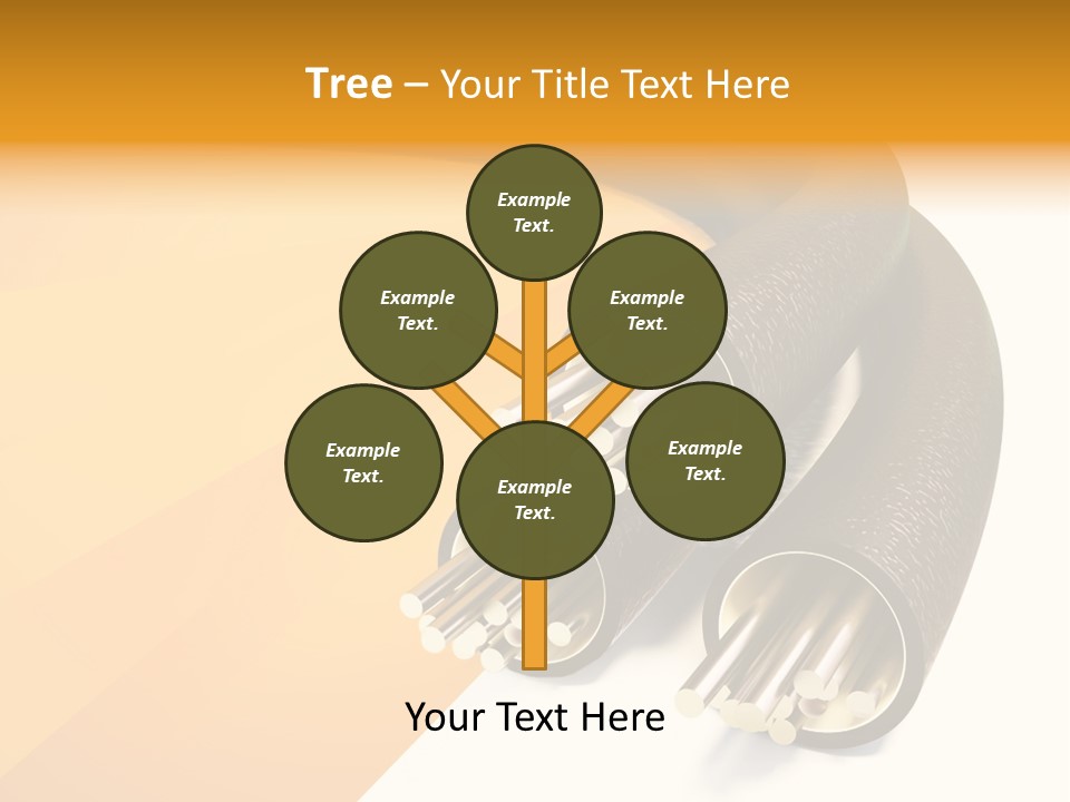 Background Connection Cables PowerPoint Template