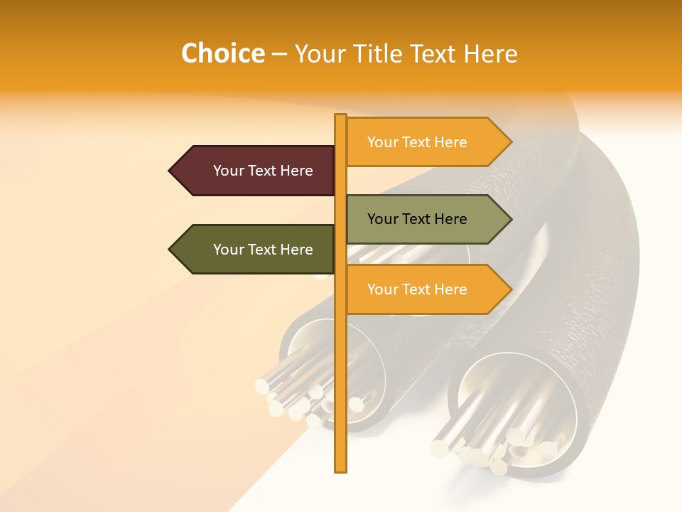Background Connection Cables PowerPoint Template