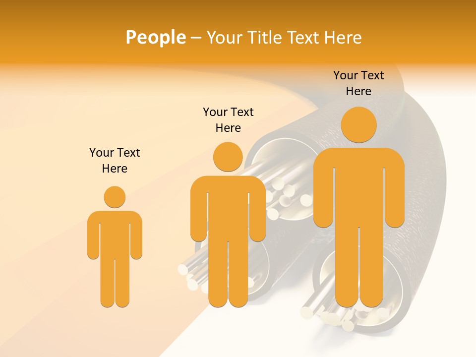 Background Connection Cables PowerPoint Template