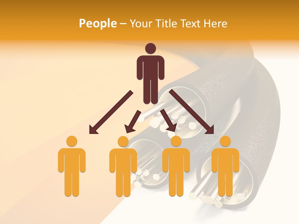 Background Connection Cables PowerPoint Template