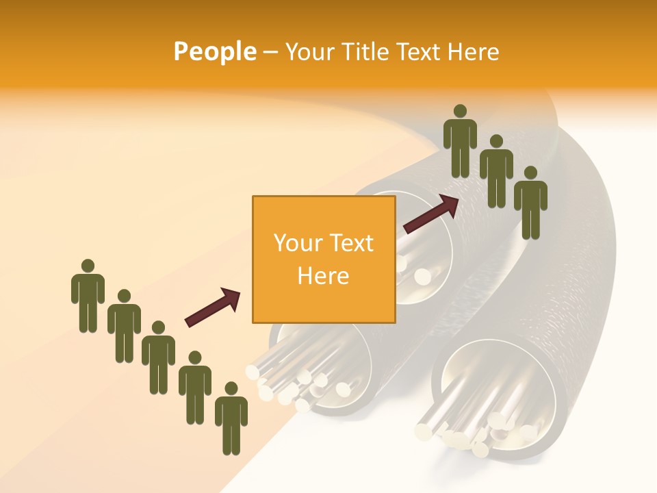 Background Connection Cables PowerPoint Template