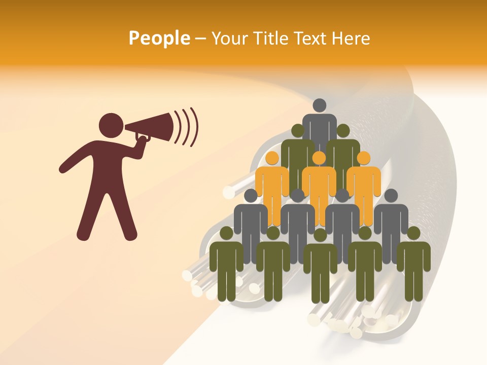 Background Connection Cables PowerPoint Template