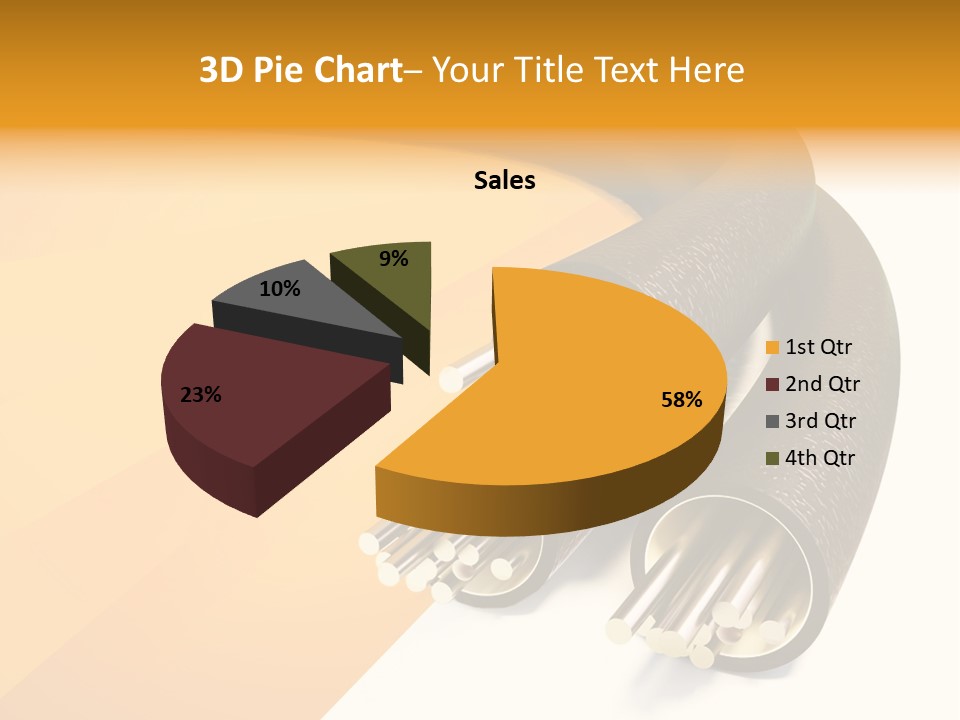 Background Connection Cables PowerPoint Template