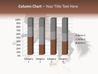 Mane Jumping Clydesdale PowerPoint Template