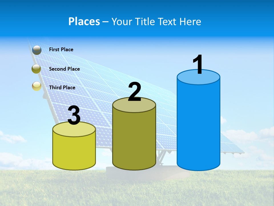 Blue Energy Sky PowerPoint Template