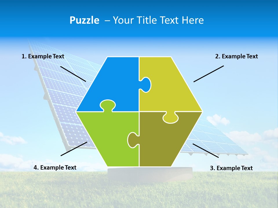 Blue Energy Sky PowerPoint Template