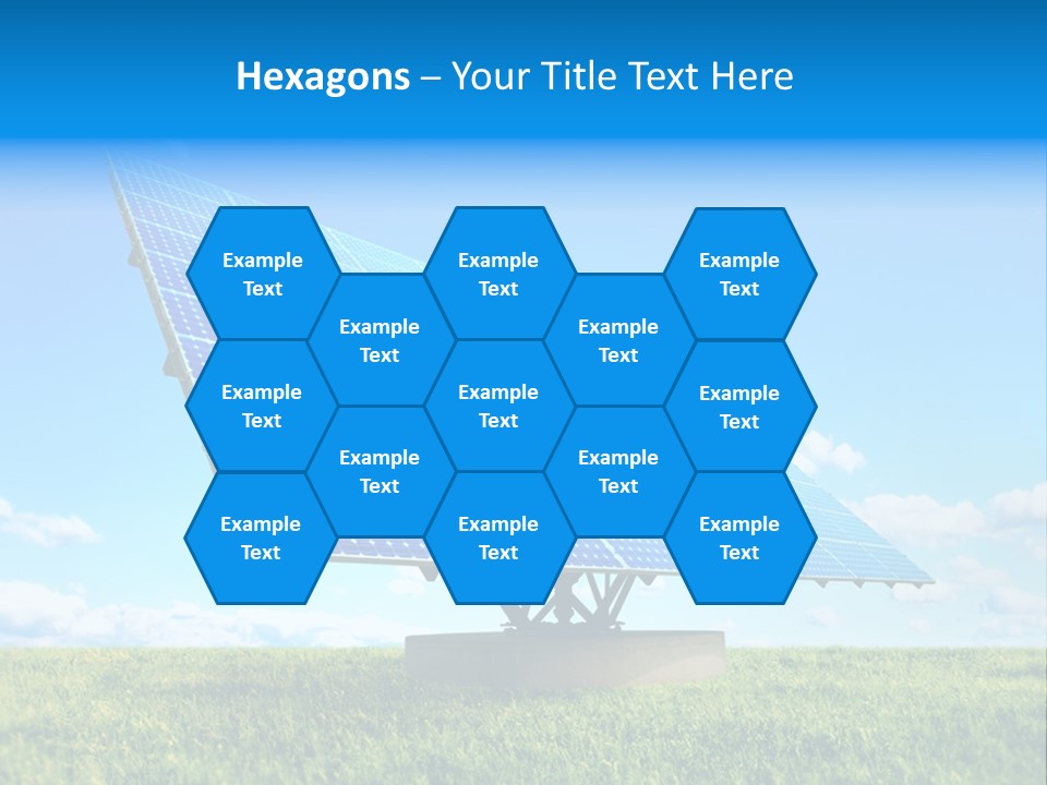 Blue Energy Sky PowerPoint Template